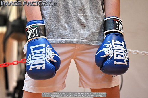 2019-05-29 Milano - pound4pound boxe gym 1464 Giulio Cielo vs Michele Mainoli